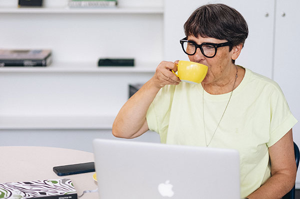 Marianne Reuter, selbständige Grafik-Designerin