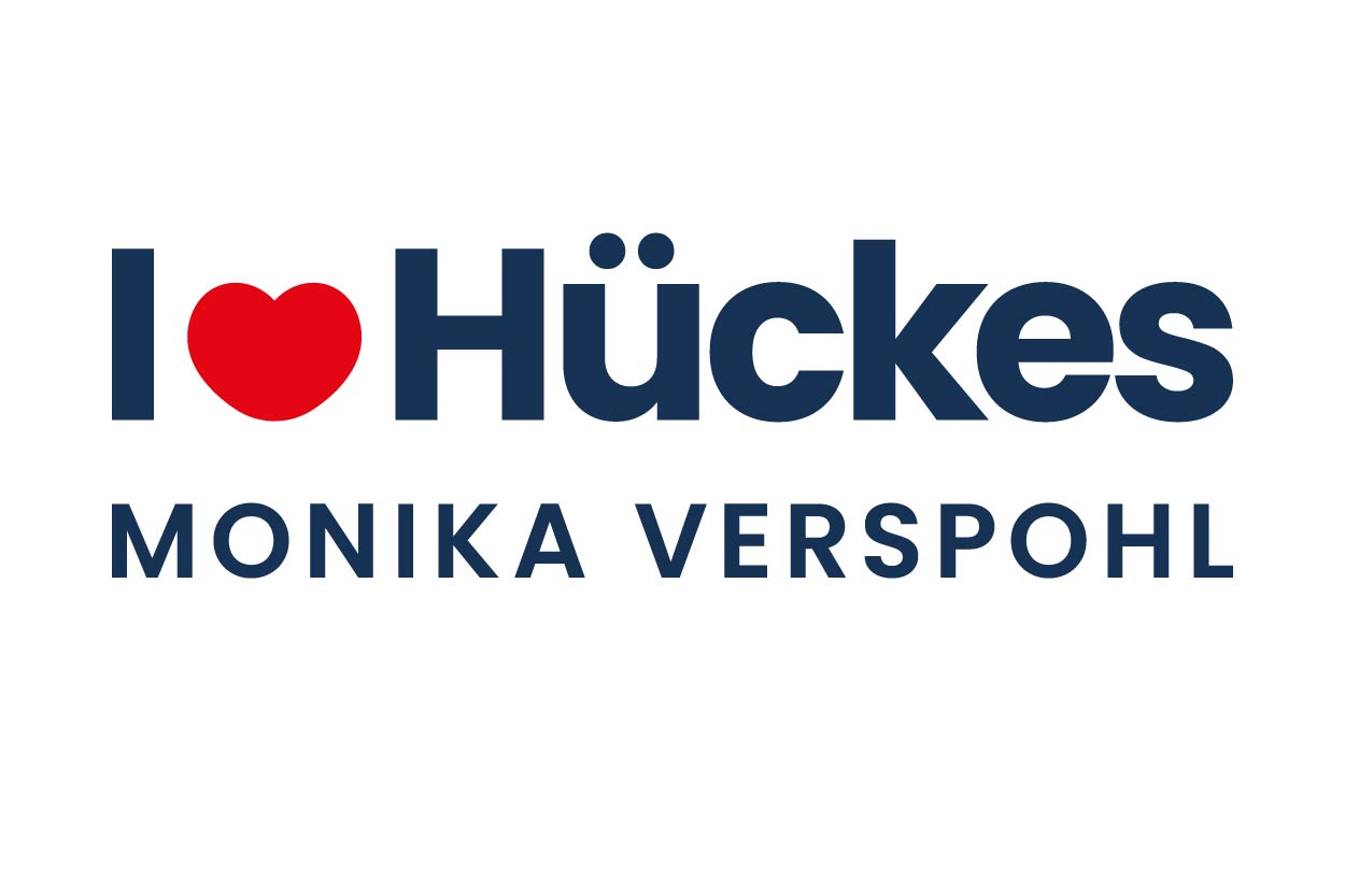 01_logo-buergermeisterkandidatin "I love Hückes", das Logo von Monika Verspohl