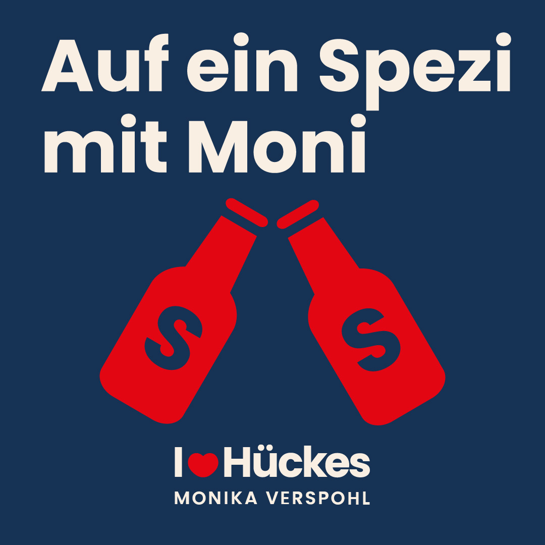 03_beitragsbild-buergermeisterkandidatin Zwei rote Flaschen mit dem Spruch: Auf ein Spezi mit Moni
