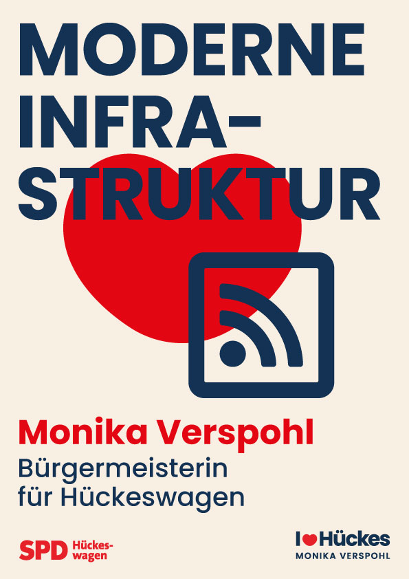 09_wahlziel-buergermeisterkandidatin Ein Wahlplakat mit dem Titel: Moderne Infrastruktur
