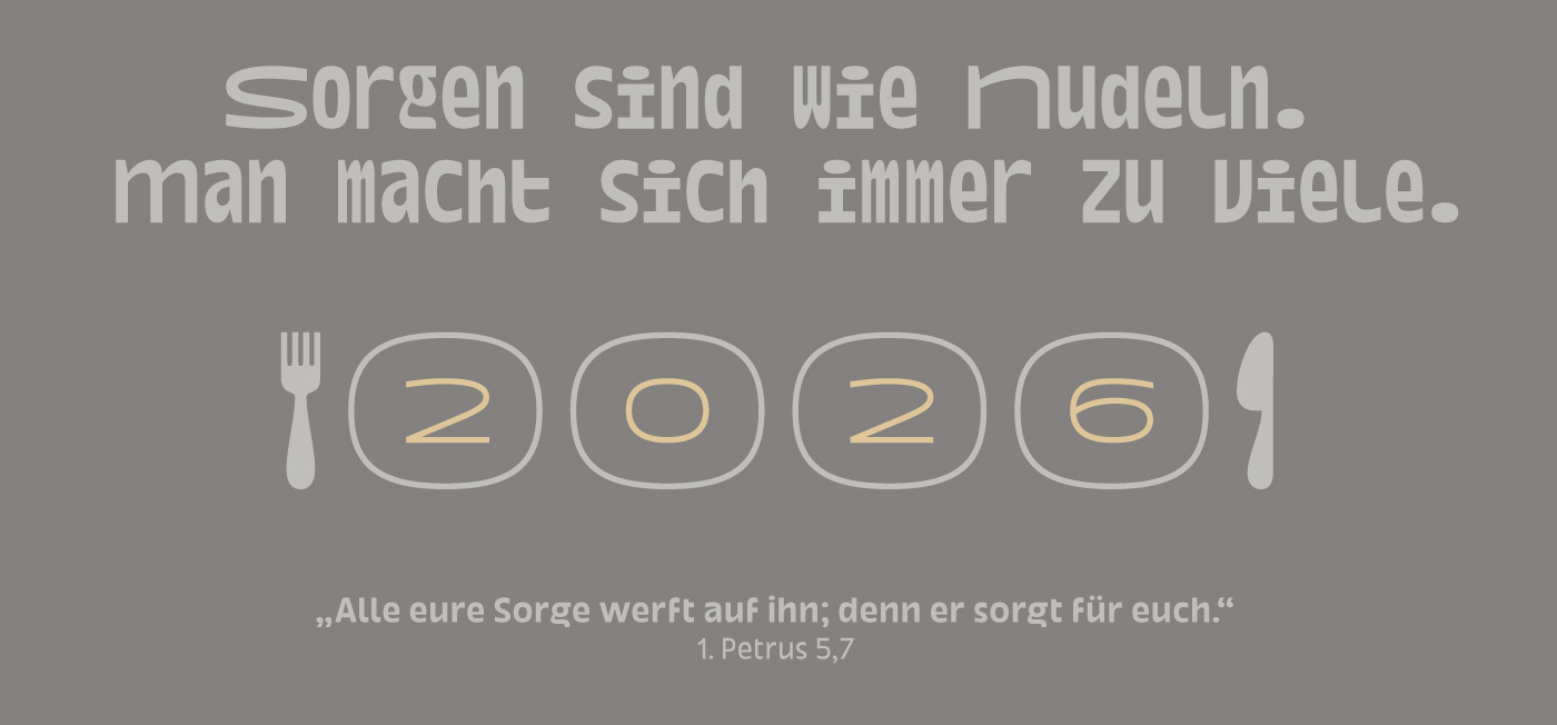 Das Bild zeigt den Entwurf meiner Neujahrskarte von 2025