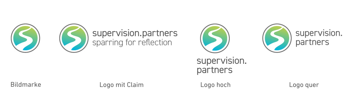 Verschiedene Varianten der endgültigen Logo-Dateien