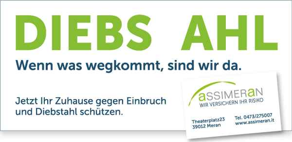 Anzeige für einen Versicherungsvermittler