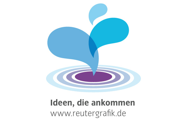 Das erste Logo für Reutergrafik – ein Tropfen